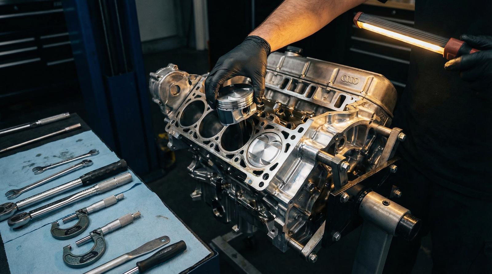 寸止挑战发动机修车视频